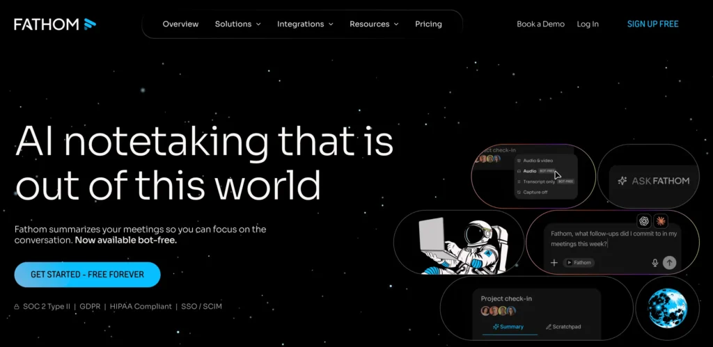 Fathom- Best Free AI Meeting Assistant