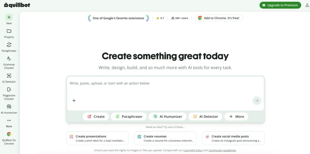 QuillBot- Best Free Rewriting and Citation Toolkit