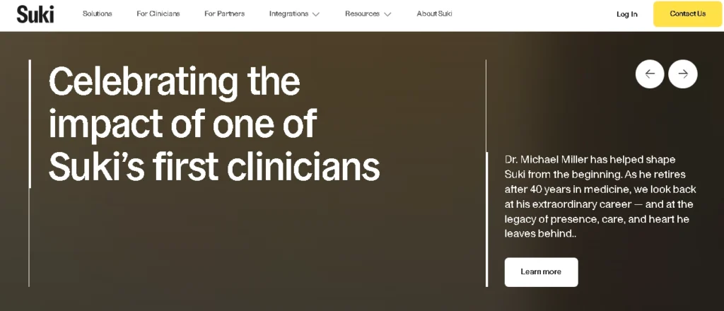 Suki AI- Best for Multi-EHR Workflows