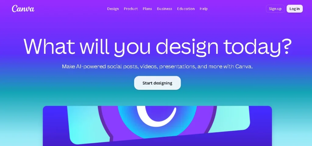 canva- Best for marketing and most non-designers