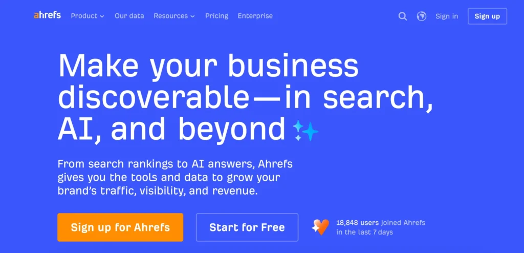 Ahrefs: SEO Intelligence Built for Professionals